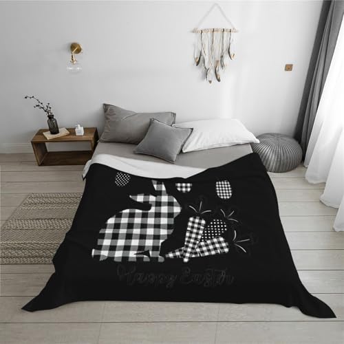 Couverture de Pâques en flanelle légère et douce pour canapé et voyage - 6