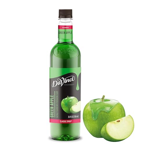 Image of DaVinci Gourmet Green Apple Syrup, 25.4 Fluid Ounces (Pack of 1)