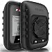 TUSITA Protective Cover for Polar M450 / M460, Silicone Skin Case with Screen Protector for Polar GPS Bike Computer (Black)