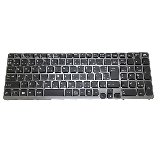�m�[�g�p�\�R���L�[�{�[�h �ɓK������ SONY SVE151 SVE17 SVE1711AJ SVE1712AJ SVE1713AJ 9Z.N6CBW.K0J 149153311JP ���{�� JP JA �u���b�N�A�o�b�N���C�g�t���O���[ �t���[��