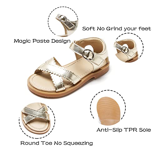 Image of Kiderence Toddler Girls Sandals Little Girls Kids Shoes Girls Sandals Toddler