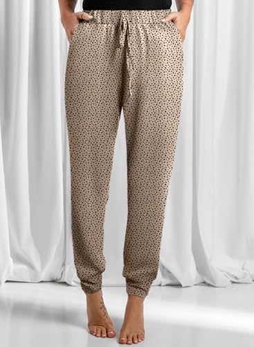 Dokotoo Womens 2025 Soft Casual Drawstring Tie Elastic Waist Loose Jogger Pants with Pockets4