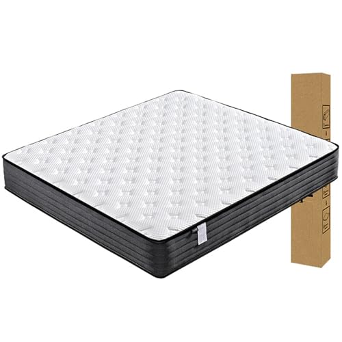 Colchón Individual,Topper Viscoelástico Altura 25 Cm,Colchon Premium De Memory De Grosor Transpirable Brinda Frescura Al Dormir,150X190X25cm