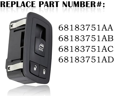 Commande de fenêtre électrique bloquée ? Bouton de rechange Dodge Challenger - 4