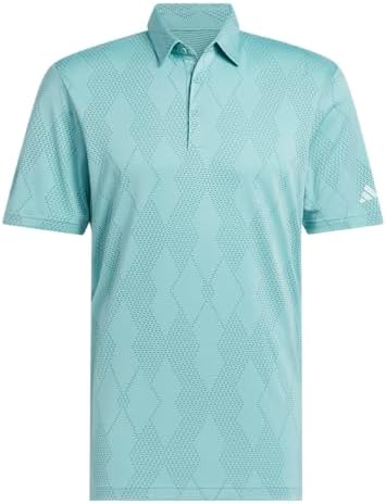 adidas Men's Ultimate365 Micro Texture Polo Shirt, Mint Tone, 3X-Large - 3