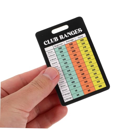 10 tarjetas para puntaje de golf livianas y reutilizables miniatura 3