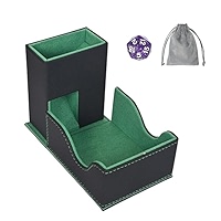 3-in-1 Dice Rolling Tray & Storage - Purple Velvet D&D Dice Tower For Tabletop RPG Games