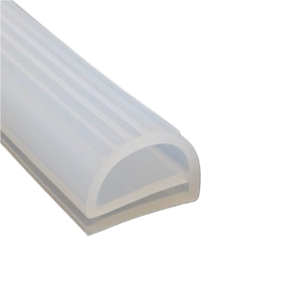 Tira de sellado for horno de alta temperatura (1 unidad), silicona blanca/roja, forma de E, de goma(WHITE,3 METERS*25MM*18MM)