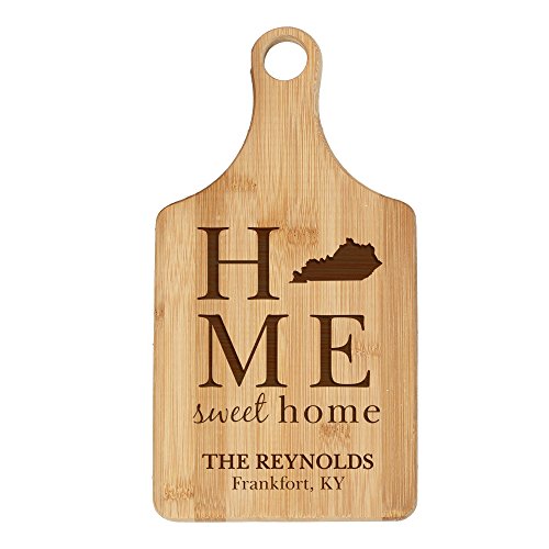 Personalized State Pride Bamboo Cutting Board - Kentucky, 7