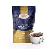 Brain Booster Mushroom Coffee with Lion's Mane - Caffeinated Ground Coffee by KS Mushroom Store - 12 Ounces
