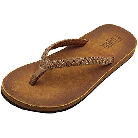 Flojos Women's Sky Dress Sandal, Tan, 8 Cover