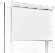 Fenster DEKOR - Verdunkelungsrollo nach Maß - Rollos Für Fenster Ohne Bohren - Klemmrollo Verdunkelung - Fensterrollo Für Balkontüren - Leicht Zu Installieren