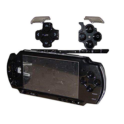 Ostent High Quality Full Housing Shell Faceplate Case Part Replacement For Sony Psp 2000 Color Black #TOP4