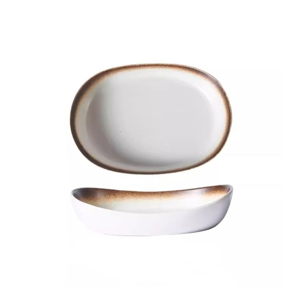 Cocotte plaque de cuisson pour four et micro-ondes plat blanc