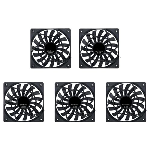 Ventilateur Mince 120mm PWM Sourdine pour Refroidissement Boîtier PC Mini-ITX