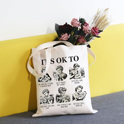 Bolso Tote para Mujer TSOTMO de Lona con Diseño miniatura 6