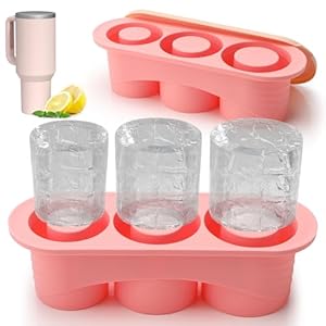 Miiepls Eiswürfelform Silikon mit 3 Fächern
