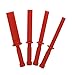ABN Plastic Chisel 4-Piece Set of 3/4in, 7/8in, 1in, 1-1/2in – Scraper Remover Tool Kit for Adhesive, Caulk, & More