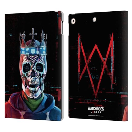 Housse Portefeuille iPad 10.2 Cuir Graphisme Watch Dogs