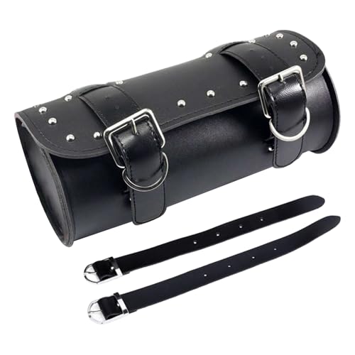 Pochette de rangement moto et vélo en cuir PU rigide haute résistance - 4