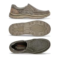 Skechers Mens Expected Avillo Slip-on Loafer, Khaki, 11.5 X-Wide US — image 6