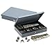 Ultra-Slim Cash Box with Security Lock, 2H x 11 1/4W x 7 1/2D, Gray