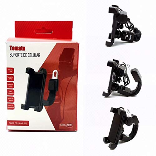 suporte de celular para moto + carregador