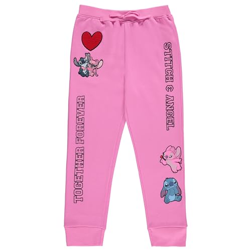 Image of Disney Stitch Girls Jogger Sweatpants, Little & Big Girls Sizes 4-16