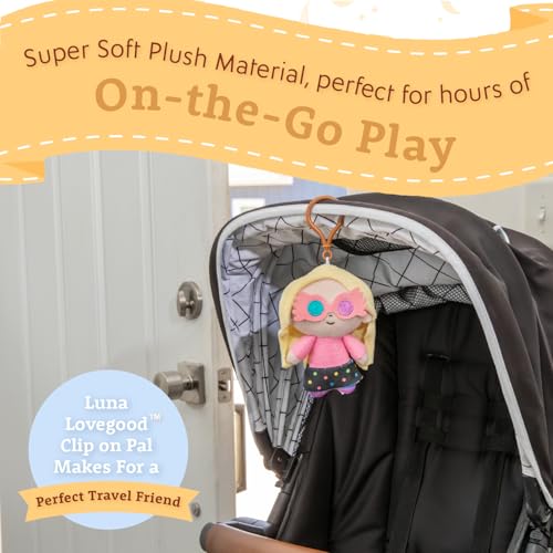 Image of KIDS PREFERRED - Luna Lovegood Clip on Pal - Stimulating Harry Potter Travel Toy for Babies