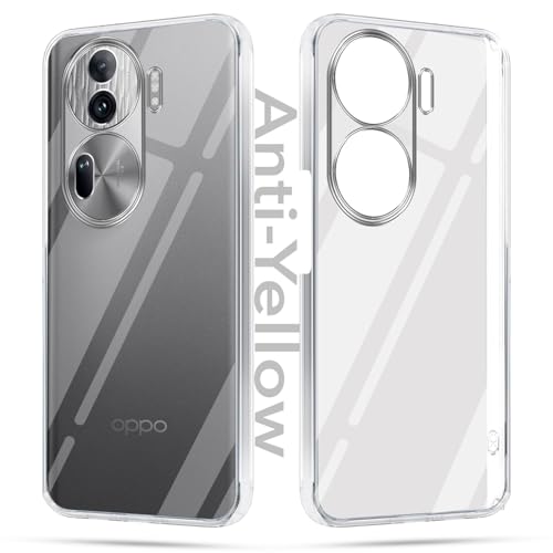 Image of Jkobi Lifetime Anti-Yellow Clear Back Cover Case for Oppo Reno11 Pro 5G (Sleek Hard Crystal | Shockproof and Camera Protection)