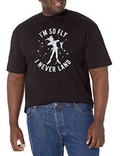 T-Shirt Disney So Fly Never Land Noir XXL Grand et Tall