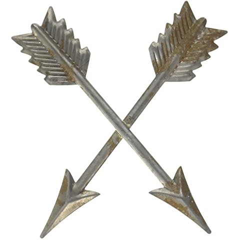 BCI Crafts Salvaged Crossed Arrows, Acrylic, Multicoloured, 4-Piece Cover