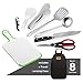 Camp Kitchen Utensil Organizer Travel Set Portable BBQ Camping Cookware Stainless Steel Utensils Travel Kit Outdoor Equipment Cutting Board Tongs Scissors Knife Ladle Spatula
