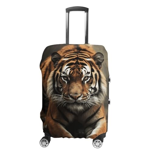 Wild Animals Tiger Printed Luggage Cover Protector, Fits 18-32 Inch Luggage