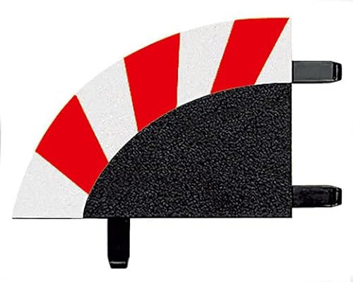 Carrera 4007486205666 20020566-Außenrandstreifen Steilkurve 3/30° (6), Endstücke (2)