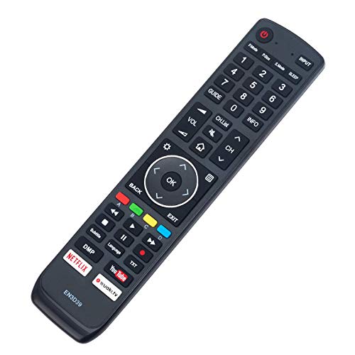 VINABTY EN3D39 T210143 Replace Remote Control for Hisense 4K LCD LED Smart TV wth Netflix YouTube Keys H55A6200UK H49N5700UK H65A6200 H45N5750 H50N5900 H50N6800 - Image 2