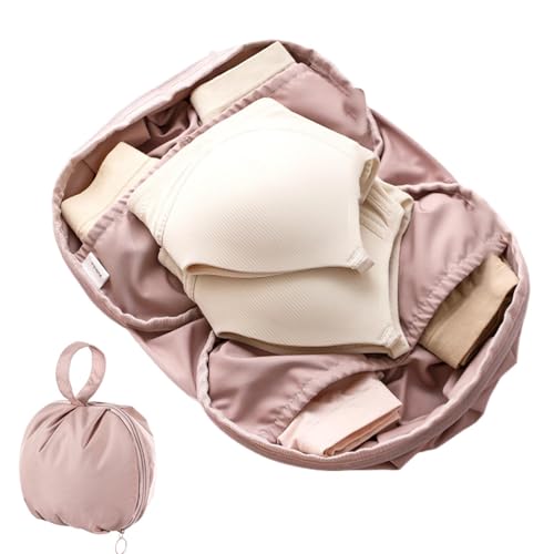 Bolsa de almacenamiento de ropa interior, expandible, ligera, bolsa de almacenamiento de ropa interior, organizadores de embalaje de viaje, compresión ligera para niñas