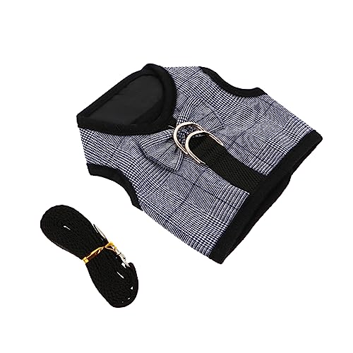 BESTonZON 1Set Bunny Harness and Leash Vest for Pets Breathable Rabbit Suit for Walking and Outdoor Use Comfortable and Durable Pet Supplies