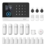 PGST Allarme Casa Senza Fili DIY 24 Pezzi -4G/WiFi/GSM & Schermo LCD 2.4