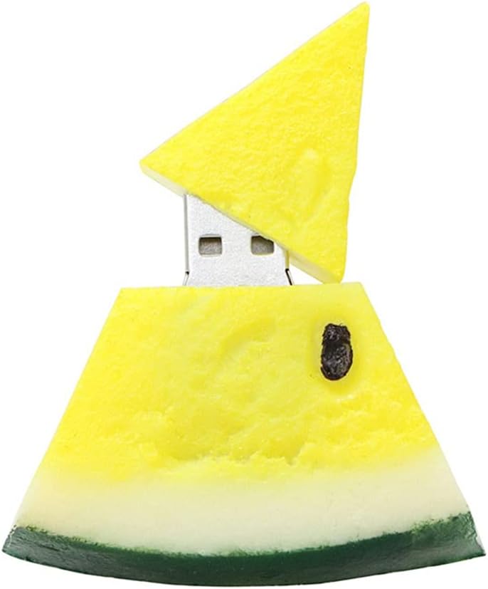 64GB Watermelon Shape USB Flash Drives Pen Drive Memoria Flash Stick PenDrives USB Flash Disk Thumb Drive U Disk USB Drive USB (Yellow)