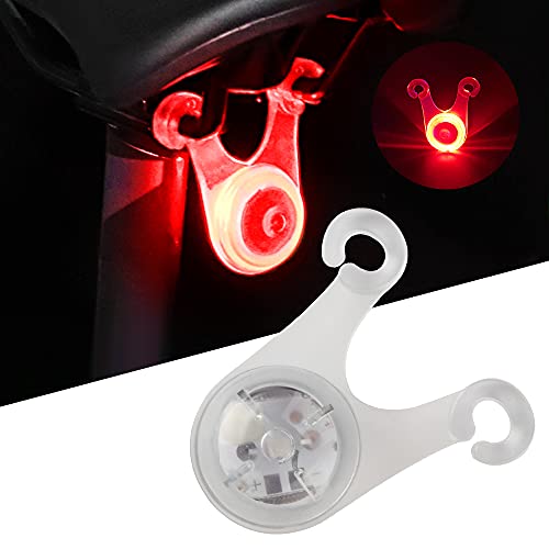 Chemini Bike Tail Light Rear Strobe Superflash Red Sport Led Rear Cushion Bike Hanging Lights Waterproof,LED Bicycle Lamp Safety Warning Strobe Light Seat Riding Tube Silicone Lamp