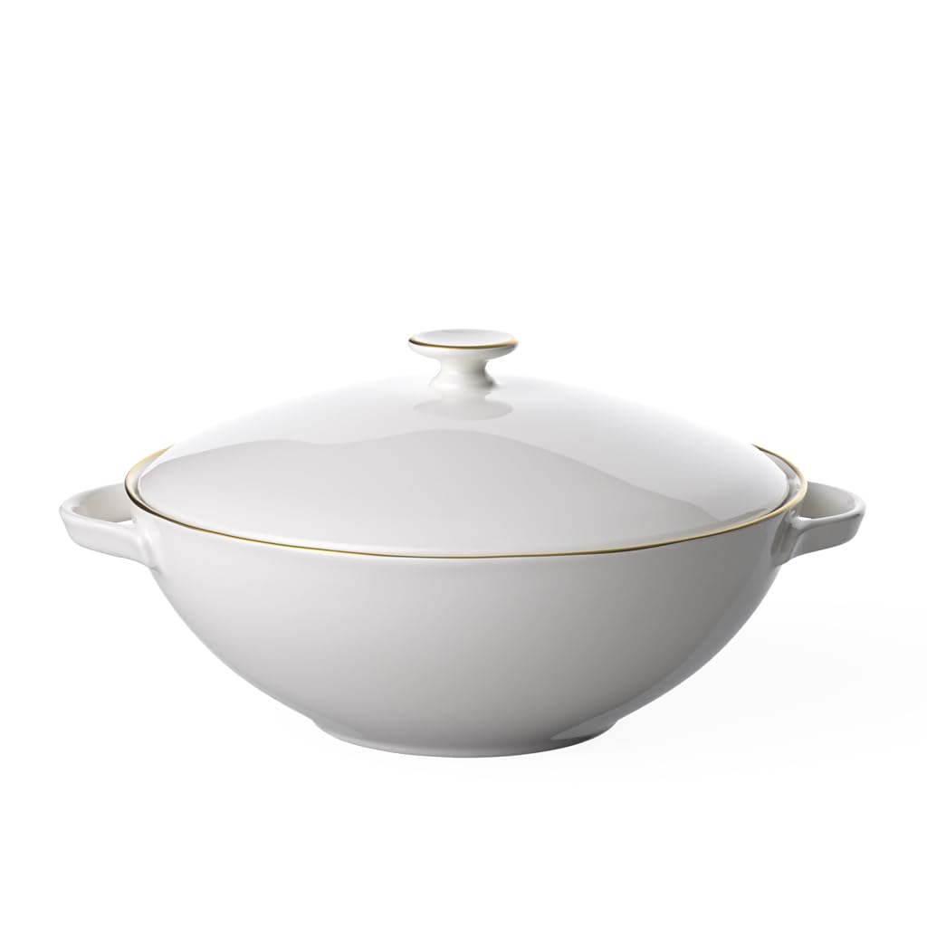 Villeroy & Boch Signature Anmut Gold tureen, white/gold