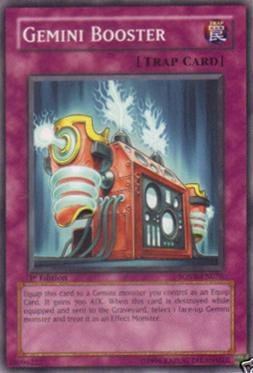 Amazon.com: Yu-Gi-Oh! - Gemini Booster (SOVR-EN076) - Stardust Overdrive -  Unlimited Edition