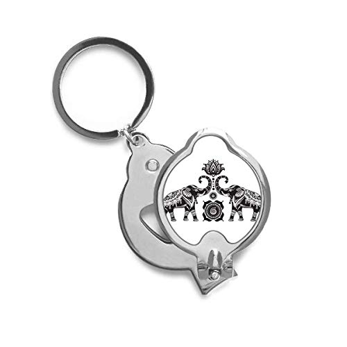 Cortador de uñas de elefante alegre: accesorio de manicura portátil y compacto