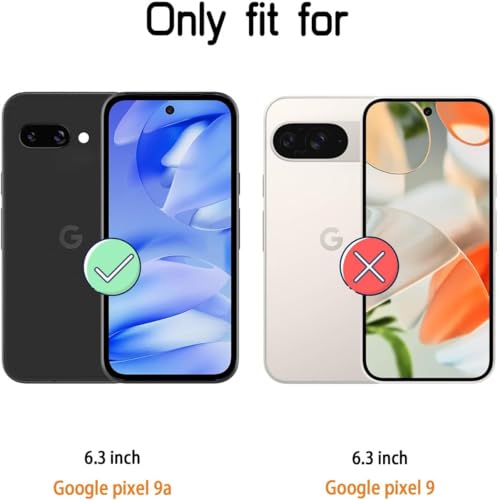 Image of Uyiton by SHILD - (Pack of 2) Tempered Glass Screen Protector for Google Pixel 9a | 9H Hardness | HD Clarity | Fingerprint Sensor Support | Scratch Resistant | Easy Installation