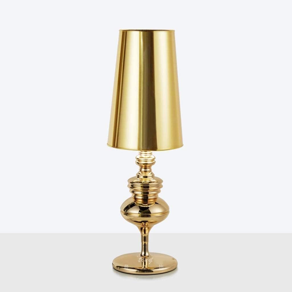 Lampka nocna Metalowa Lampa Stołowa E27 Lampka Nocna Złota Lampka Na Biurko Nowoczesna Lampa Biurkowa Lampka Stołowa Boczna Ochrona Oczu lampa stołowa