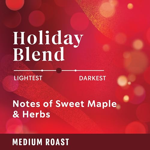 Image of Starbucks Ground Coffee, Medium Roast Coffee, Holiday Blend, 100% Arabica, Limited Holiday Edition, 6 Bags (10 Oz Each)