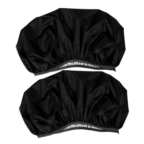 FONDOTIN 2pcs Toilet Seat Covers Stretchable Lid Protectors for Bathroom Accessories Elastic Design for Splash Protection and Compatibility with Smart Toilets