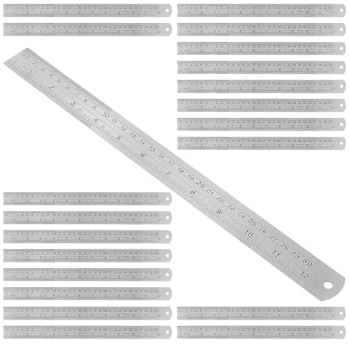 Règle en acier inoxydable de 30 cm de haute précision pour atelier durable