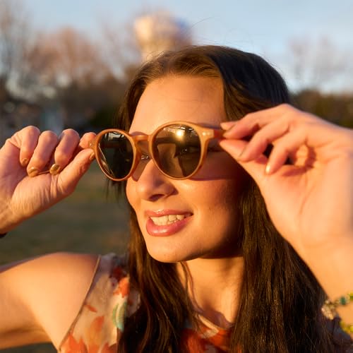 Image of ZENOTTIC Polarized Round Sunglasses, Stylish Sunglasses for Men and Women Retro Classic, Multi-Style Selection